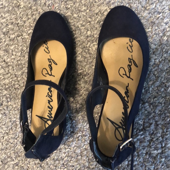 American Rag cie blue pump shoe, size 7 - Picture 4 of 6